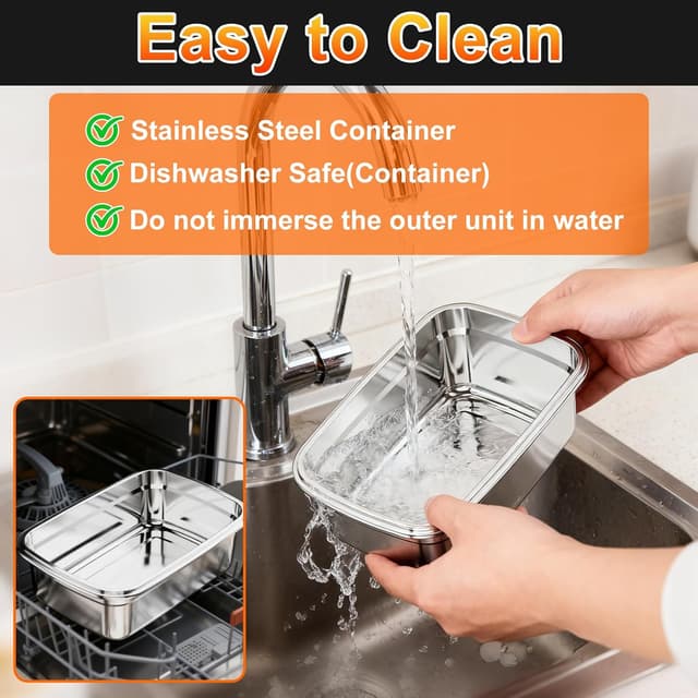 Detalle 2 de Cordless heated lunch box 24000mAh