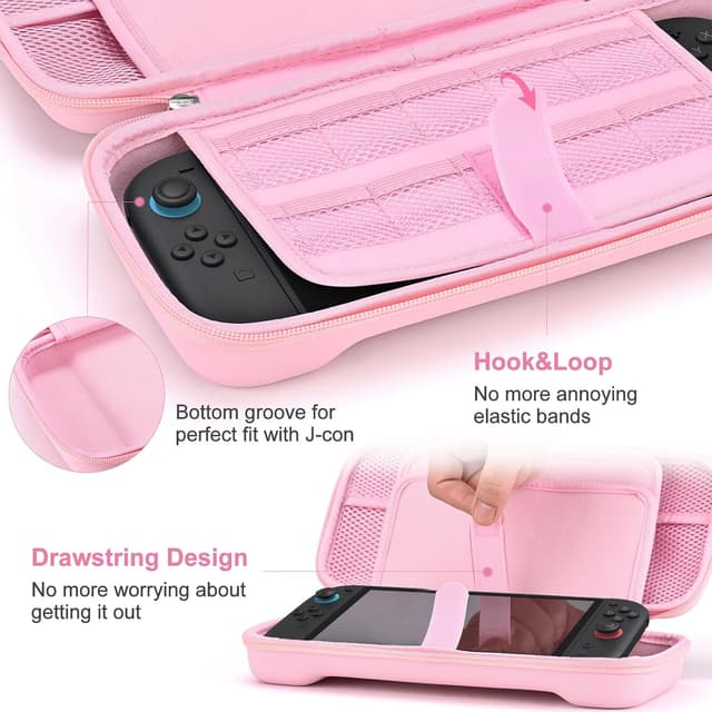 Detalle de Younik Switch 2 case, 19 game slots