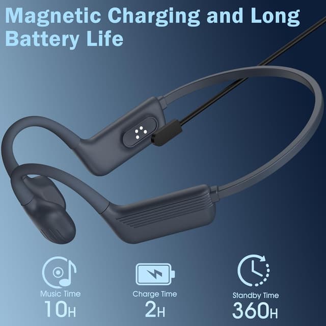 Thumbnail 6 de MARLALL LiteSurge Bone Conduction Swimming Headphones with 32GB MP3 and IP68 Waterproofing (Bluetooth 5.4) — Marathon-Grey