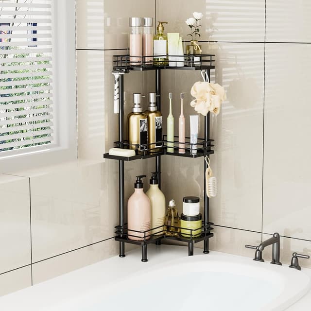 Thumbnail 6 de Consumest Corner Shower Caddy 3-Tier Organizer