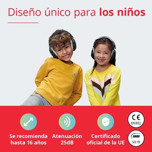 Thumbnail 2 de Alpine Muffy 🎧 Cascos Antiruido Ajustables para Niños