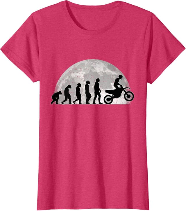 Thumbnail 6 de Motocross Évolution Lune Moto T‑Shirt