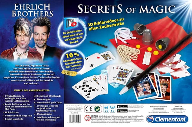 Detalle 2 de Clementoni Secrets of Magic Zaubertricks 30 für Kinder