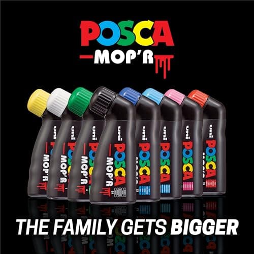 Thumbnail 2 de Posca Marcador Mop'R Pcm-22 con 8 puntas de 3–19 mm】