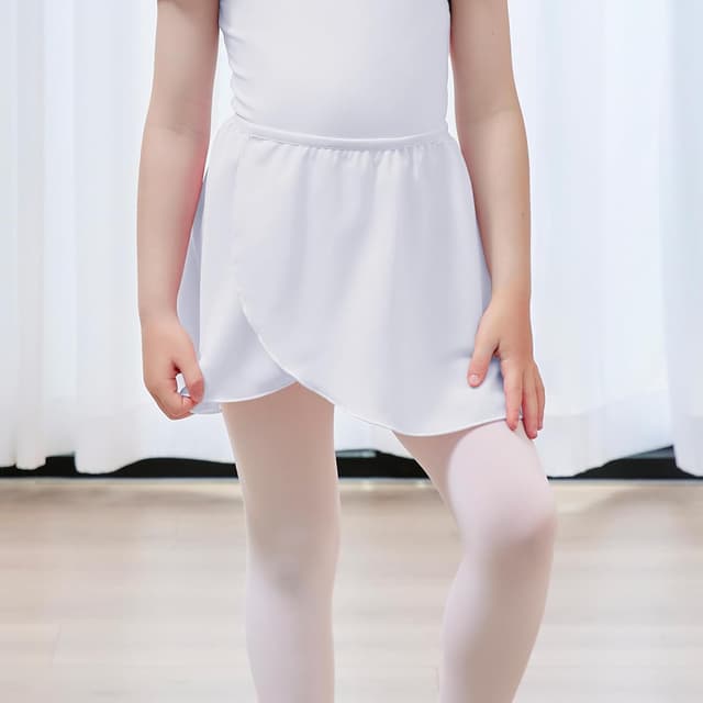 Detalle de Bezioner Ballet Skirt Pull-On Dance Skirt with Elastic Waistband