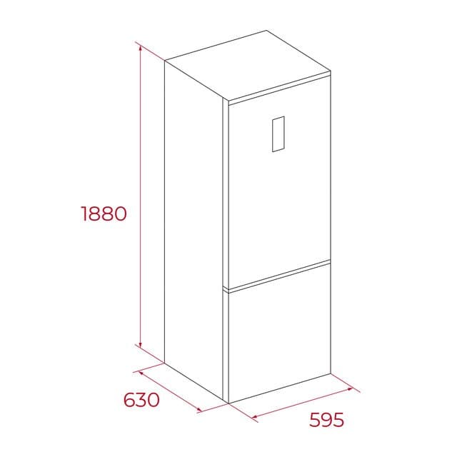 Detalle 2 de Teka Frigorífico Combi Inverter No Frost 1.88 m
