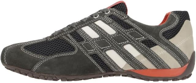 Detalle de Geox UOMO SNAKE K Herren-Sneakers – atmungsaktiver Komfort mit herausnehmbarer Innensohle