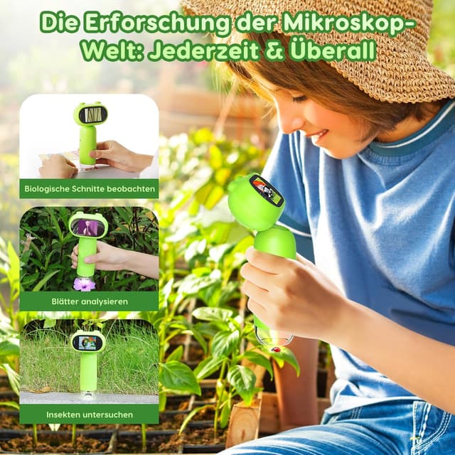 Thumbnail 2 de Digitales Kindermikroskop 1000X mit 2,0" Display