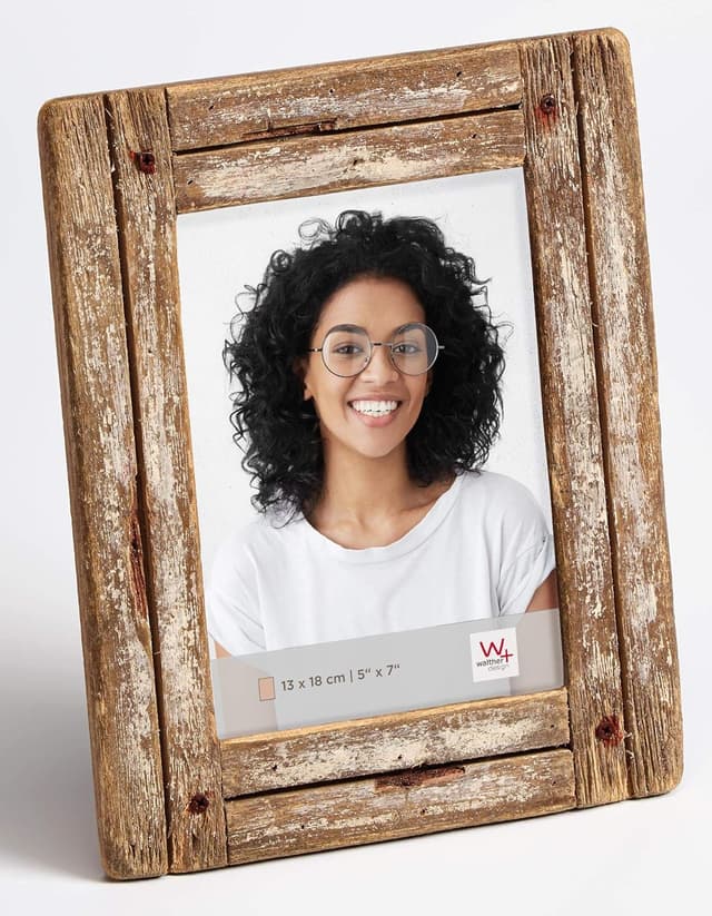 Detalle de Cadre photo Walther Design blanc 13 x 18 cm Dupla Portrait YA318W