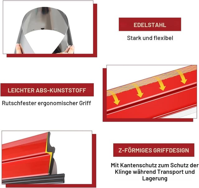Detalle 2 de DEKEones 25 cm Flächenspachtel für Trockenbau