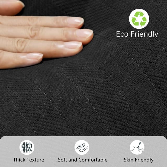 Detalle 2 de ZWJD Chenille Cushion Covers 50x50 Set of 2 (2-pack pillowcase covers)