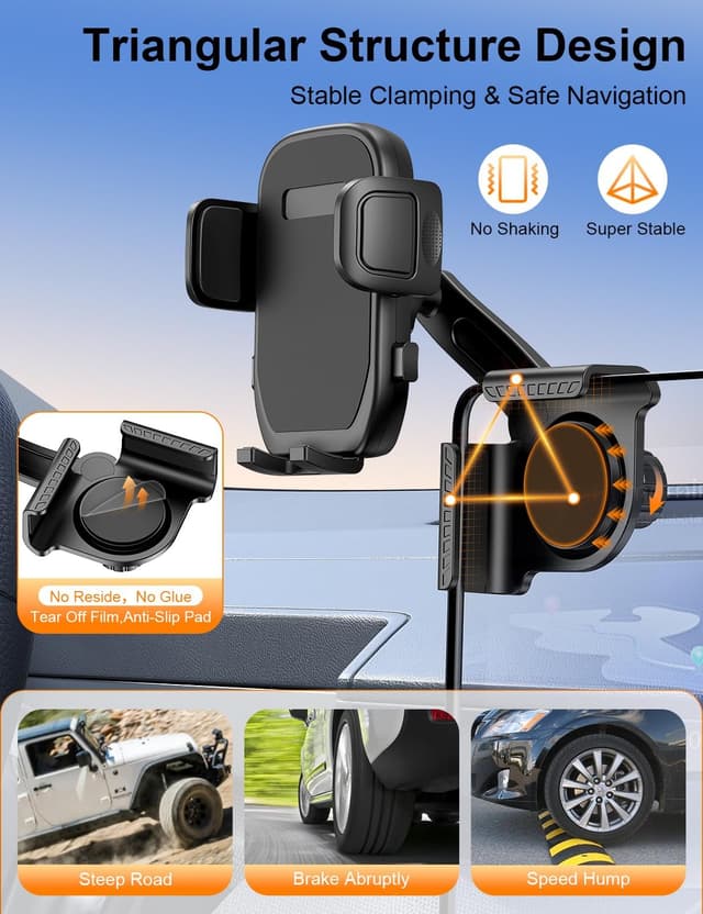 Detalle de bokilino Tesla Phone Mount 360° adjustable car phone holder