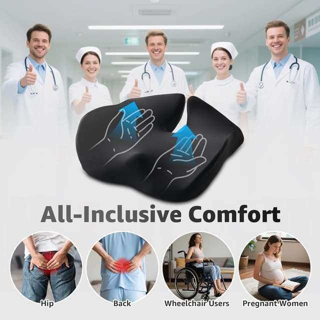 Thumbnail 5 de BRO Extra Large Coccyx Cushion 50x42cm