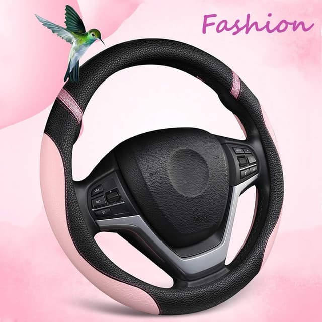 Thumbnail 3 de Cxtiy Steering Wheel Cover 15 inch — pink