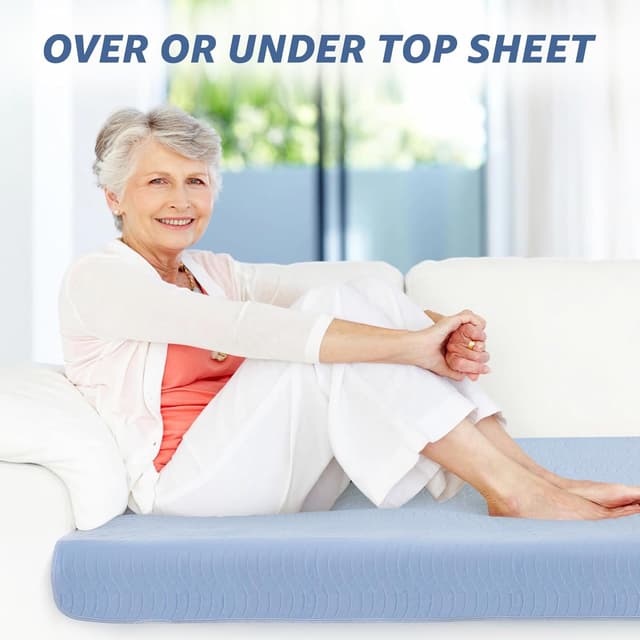 Detalle de PICK FOR LIFE 4-Pack Washable Incontinence Bed Pads & Bed Protector Sheets (86x91cm)