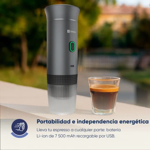 Detalle 2 de Origial Baristaway Cafetera Espresso portátil 20 bares