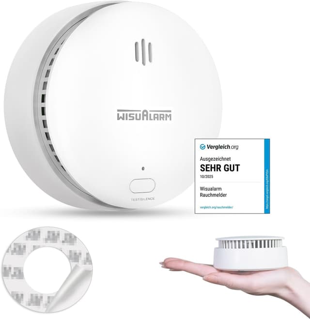 Detalle de Rauchmelder 10 Jahre Batterie 85 dB EN 14604