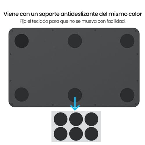 Detalle de Cimetech teclado y ratón inalámbrico Bluetooth ultrafino ergonómico (QWERTY español) con batería recargable