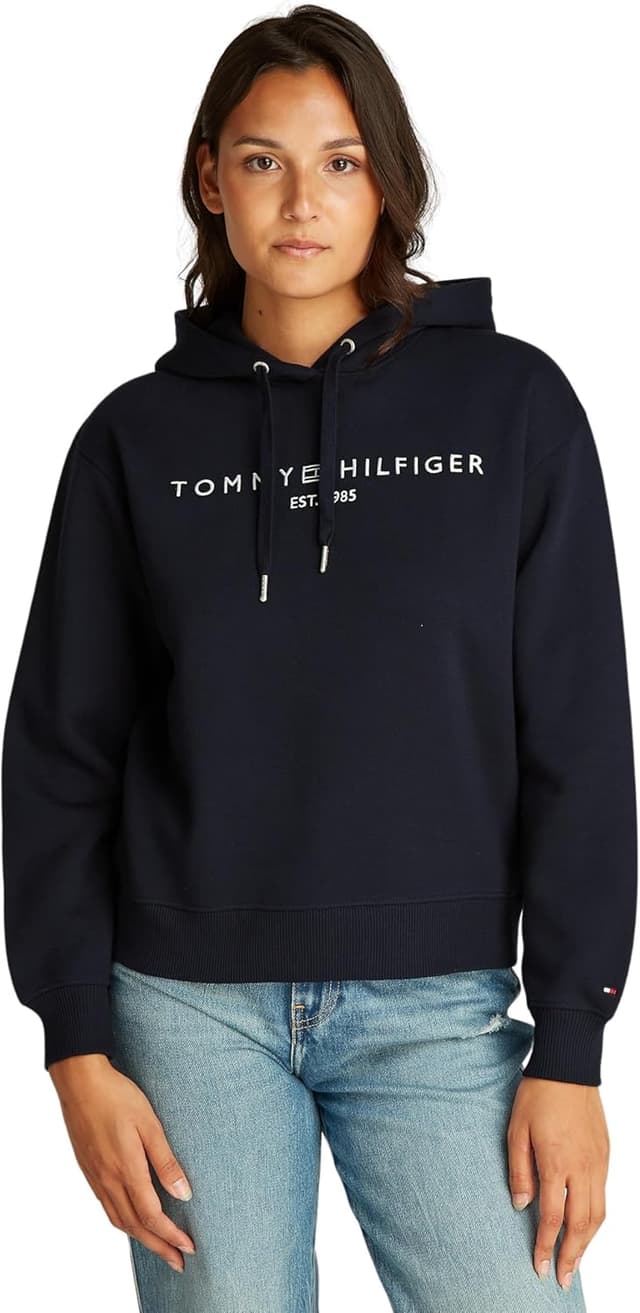 Detalle de Tommy Hilfiger Women’s Logo Hoodie