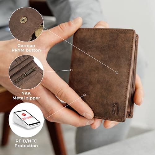 Thumbnail 4 de Berliner Bags Thomas Portefeuille cuir marron ⚙