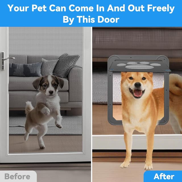 Detalle de ENJOYING porta zanzariera per cani 37 x 42 cm