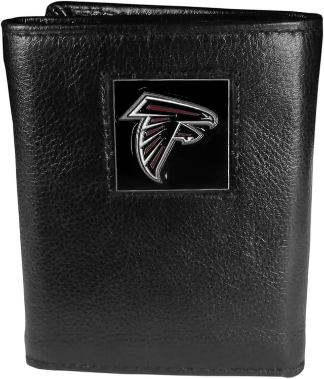 Detalle de Siskiyou Sports Men’s Deluxe Leather Tri-Fold Wallet (Gift Box Packaging)