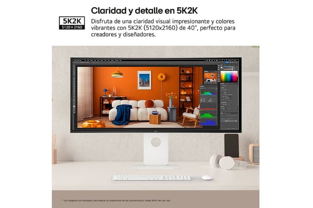 Detalle de LG 40U990A-W Outlet Monitor UltraWide 40" Curvo