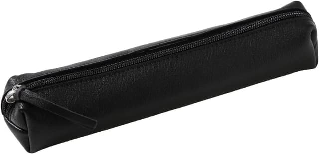 Detalle de Clairefontaine Estuche de piel negra 20 cm