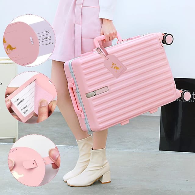 Thumbnail 6 de 4Pcs Gepäckanhänger Premium PU