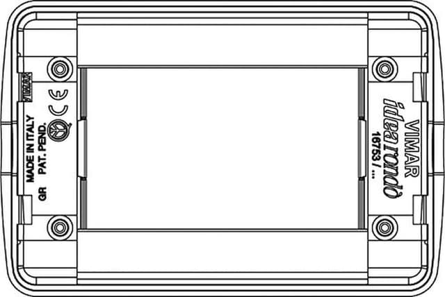Detalle 2 de Vimar Placca Rond 3 m Oro Lucido: finitura in stile per un tocco distintivo