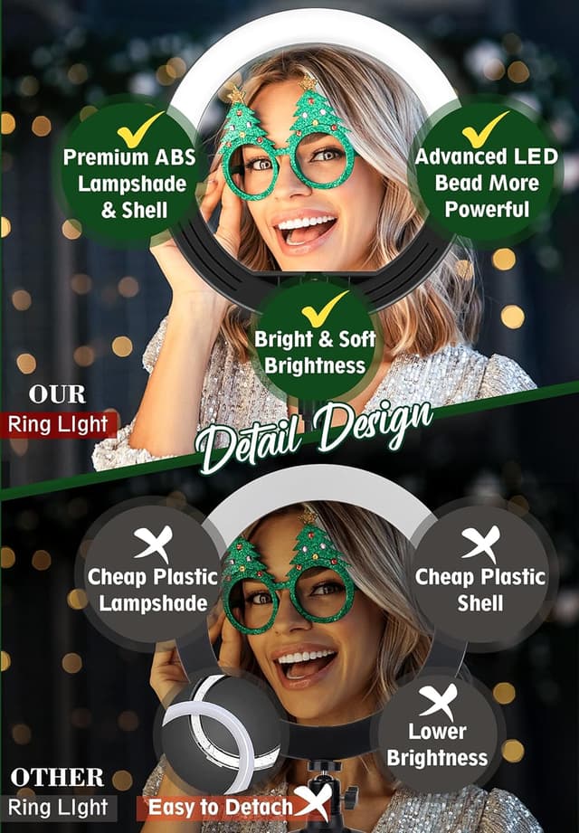 Detalle de LIPETY Aro de Luz 10.2" Ring Light 📸