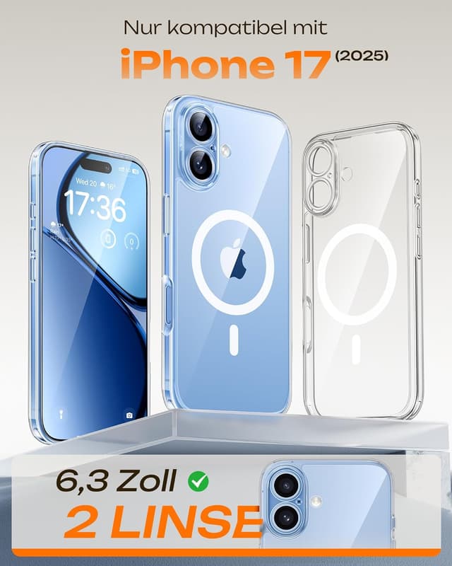 Detalle 2 de TOCOL iPhone 17 Hülle 6,3 Zoll