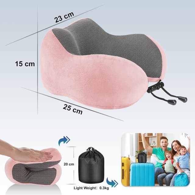 Detalle 1 de Eono Nackenkissen für Reisen mit Memory Foam