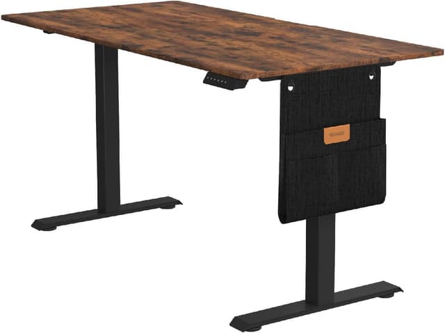 Detalle de VASAGLE Escritorio Eléctrico Rústico Ajustable 📋