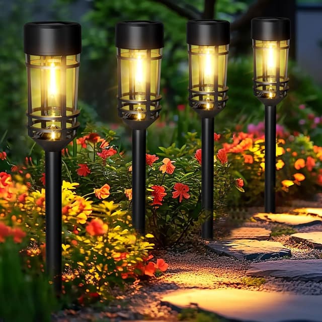 Detalle de GIGALUMI Solar Path Lights 4 Pack