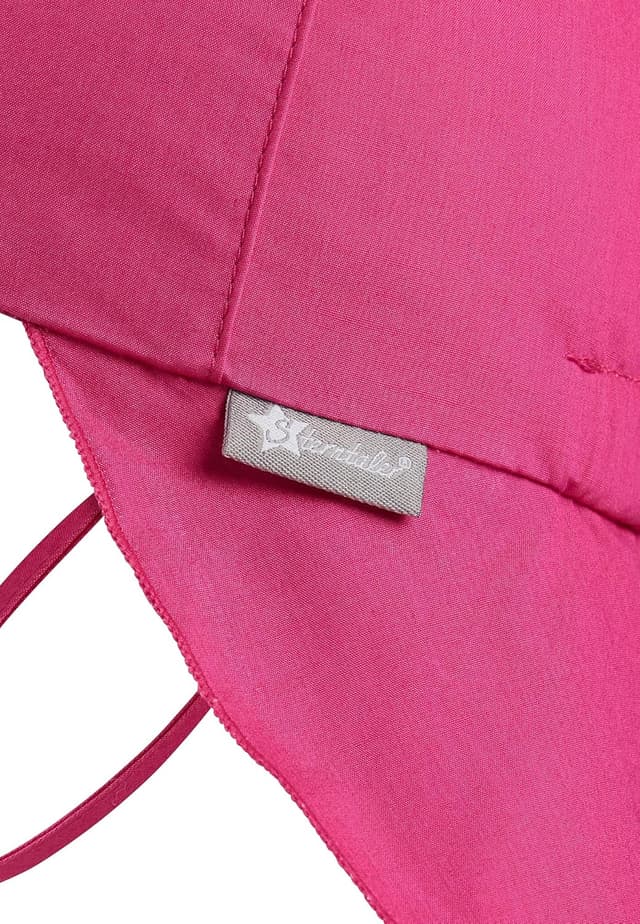 Detalle de Sterntaler Schirmmütze Nacken Basic – Baby- und Kinder-Mütze mit UV-Schutz 50+ und Nackenschutz