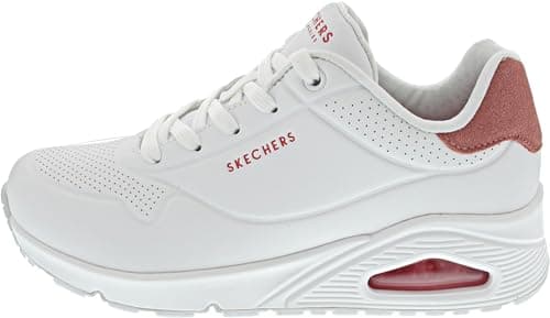Detalle de Skechers Uno Zapatillas mujer White Durabuck 36