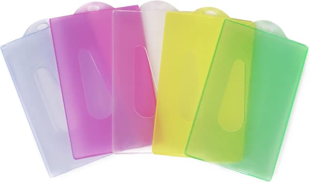 Detalle de Vicloon ID Badge Holder 5 unidades 8,5x5,5 cm 🎫