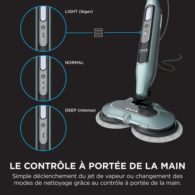 Thumbnail 5 de Shark S8201EUCP balai vapeur automatique 3 réglages