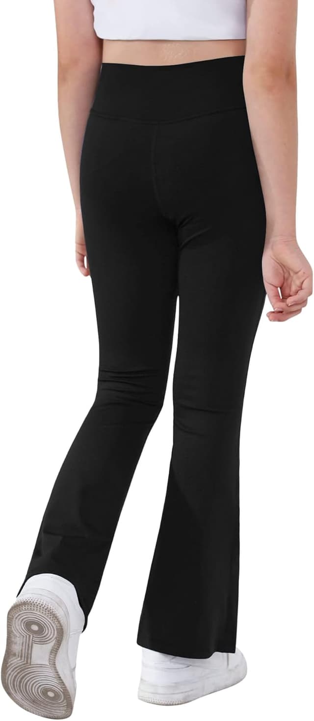 Detalle de Glacspyg Fille – collants/leggings évasés avec poches et ceinture en V
