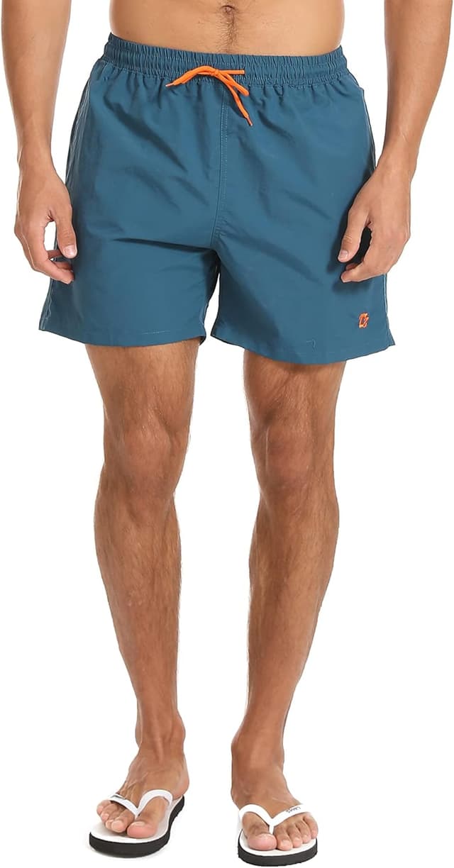 Detalle de Tansozer Men’s Waterproof Quick-Dry Swim Shorts with Mesh Lining