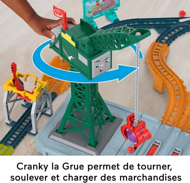 Detalle de Thomas & Friends Fisher-Price Coffret HRC47 – 4,40 m de circuit motorisé avec plus de 60 sons et thèmes