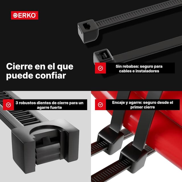 Thumbnail 4 de ERKO Bridas UV 400 x 4,8 mm 100 uds