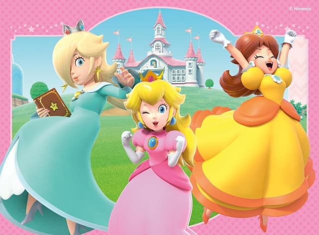 Detalle 2 de Ravensburger Super Mario – Coffret 4 puzzles pour enfants dès 3 ans (72 pièces, 19 x 14 cm)