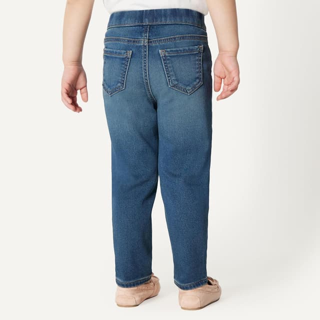 Detalle de Amazon Essentials Girls’ Soft Stretch Denim Jegging (Mid-Rise Skinny Fit)