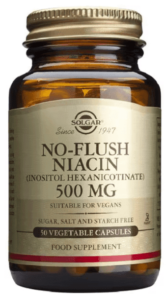 Imagen de Solgar Niacina no Ruborizante 500 mg 50 comprimidos 💊 en OfertitasTOP
