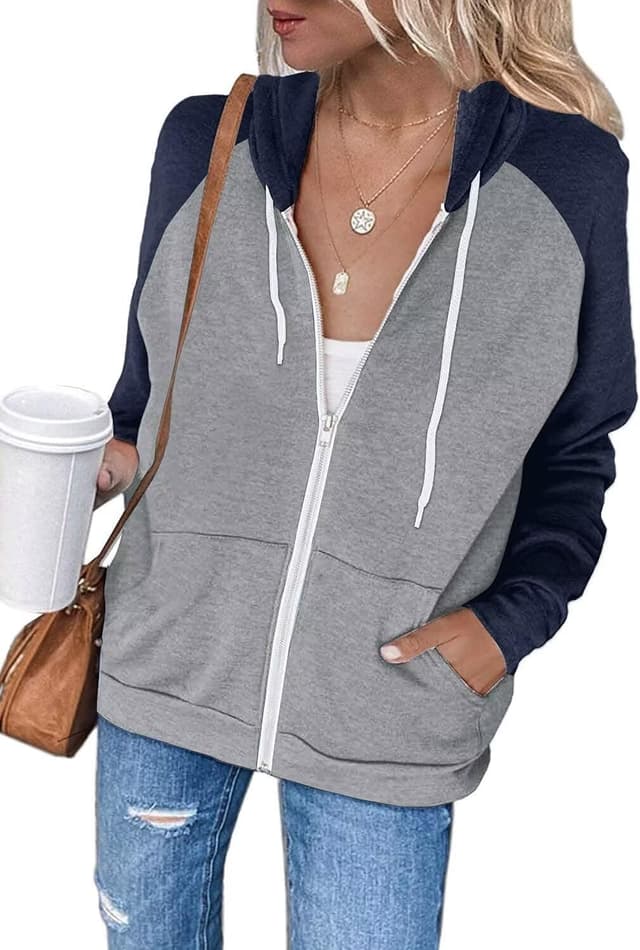 Detalle de LACOZY Women's Zip Up Hoodie