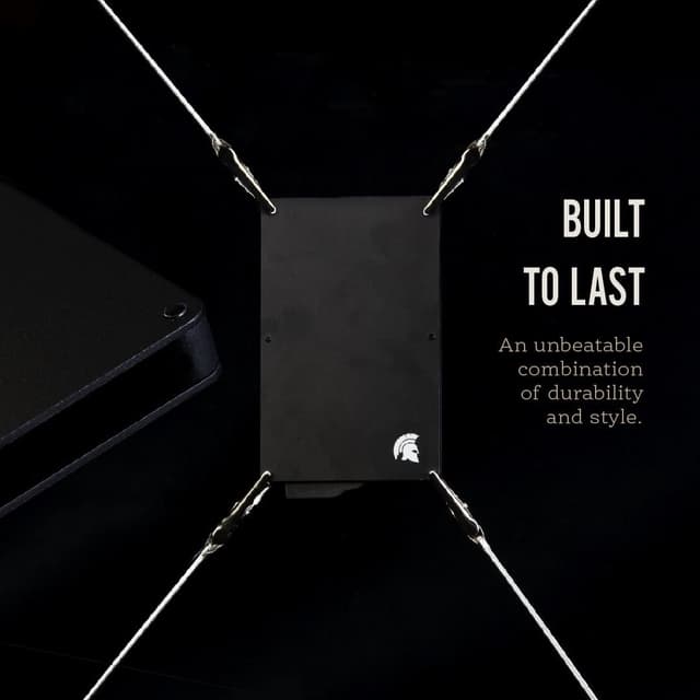 Detalle de POWR RFID card holder wallet, 8 cards