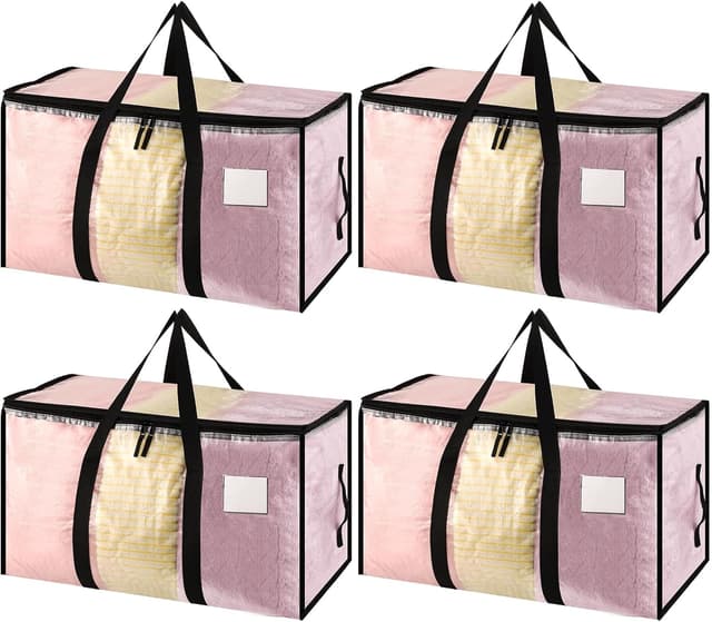 Detalle de Dntorx 4 Pack 90L Clothes Storage Bags