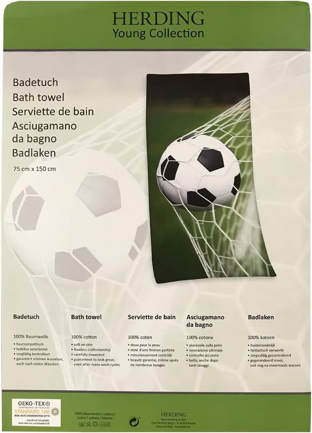 Thumbnail 2 de Herding Young Collection Toalla de Playa Fútbol ☀